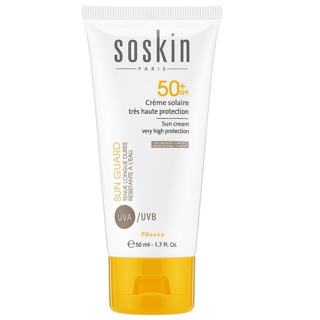 Soskin كريم حماية من الشمس SPF-50+ غني ومريح