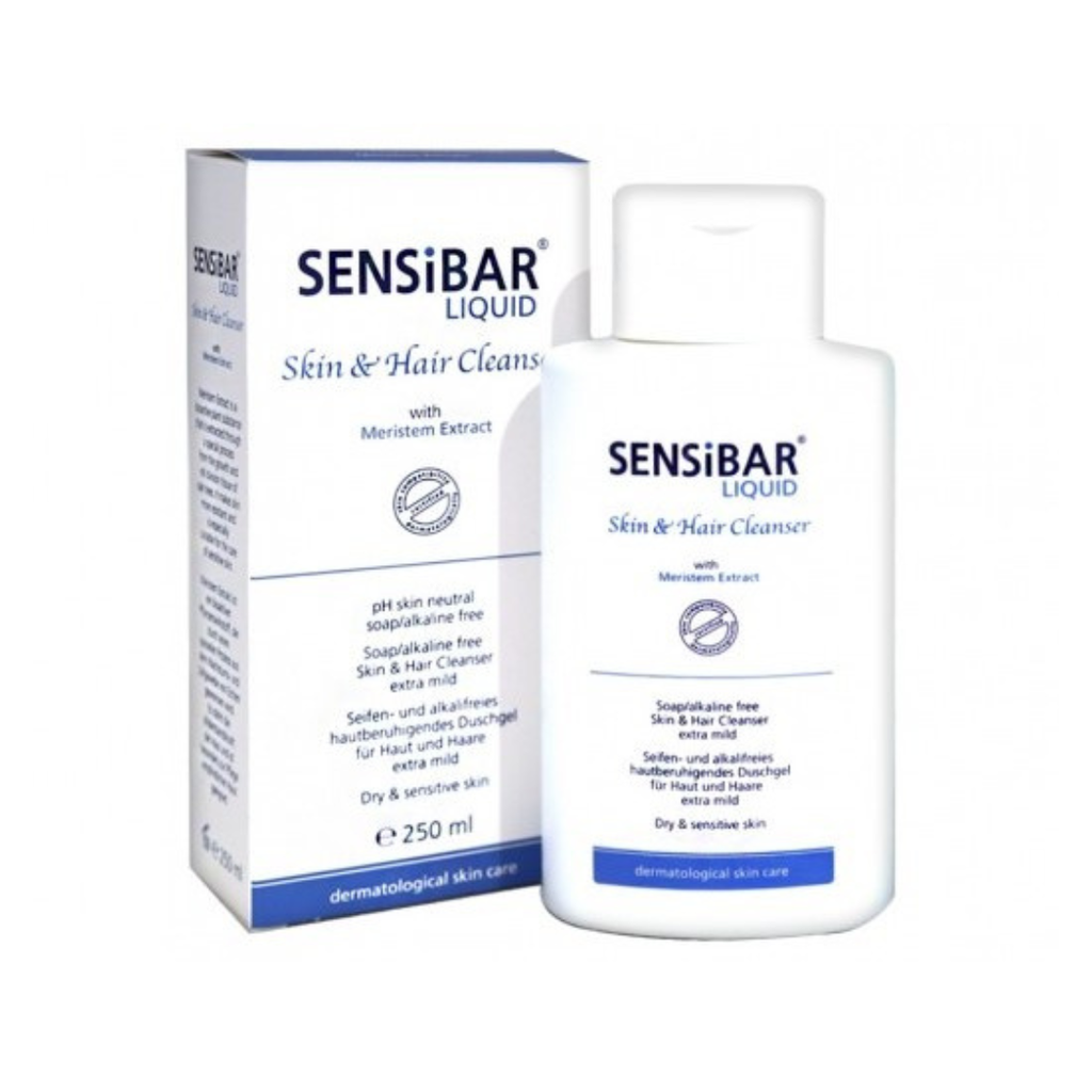 SENSIBAR LIQUID SKIN &amp; HAIR CLEANSER 250ML